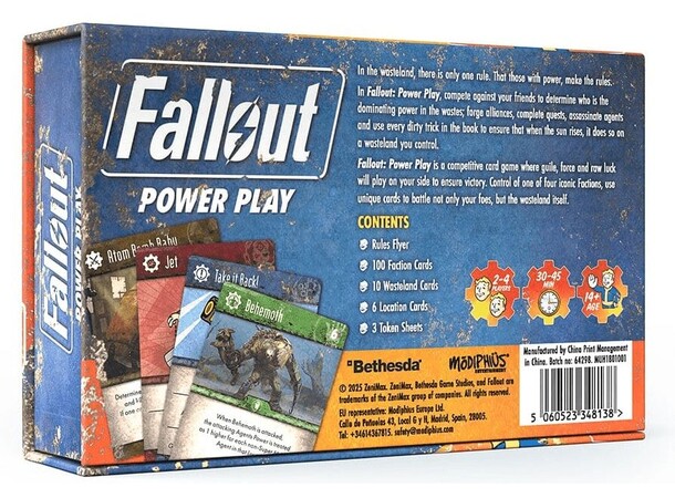 Fallout Power Play Brettspill 