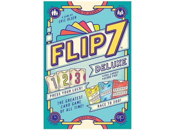Flip 7 Deluxe Kortspel 