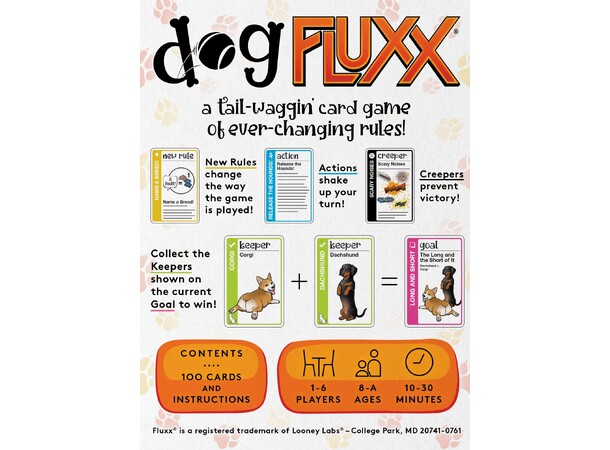 Fluxx Dog Kortspel 
