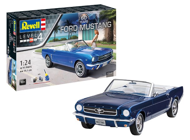 Ford Mustang 60th Anniversary Revell 1:24 Byggesett 