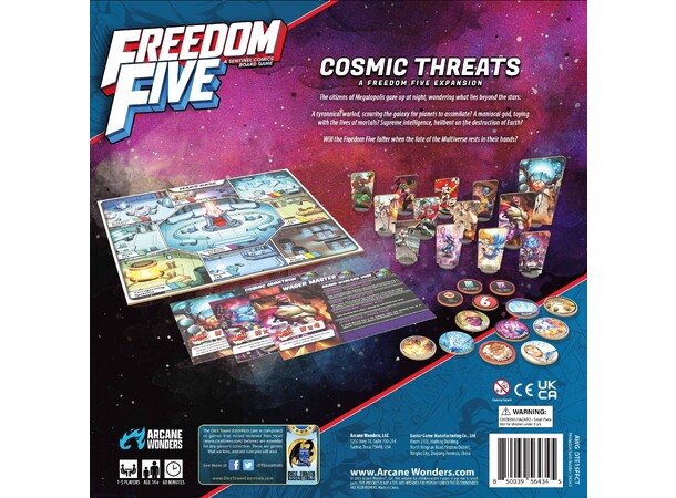 Freedom Five Cosmic Threats Expansion Utvidelse til Freedom Five 