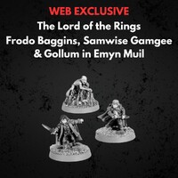 Frodo Baggins Samwise Gamgee Gollum Emyn Muil - Middle-earth Strategy Battle Game