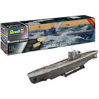German Submarine Type IX C Platinum Ed Revell 1:72 Byggesett