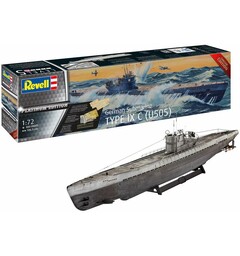 German Submarine Type IX C Platinum Ed Revell 1:72 Byggsats