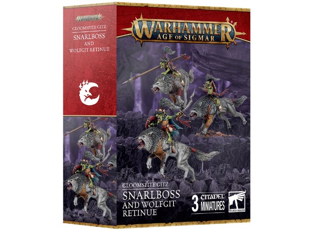 Gloomspite Gitz Snarlboss & Wolfgit Warhammer Age of Sigmar 