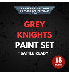 Grey Knights Paint Set Warhammer 40K - Battle Ready