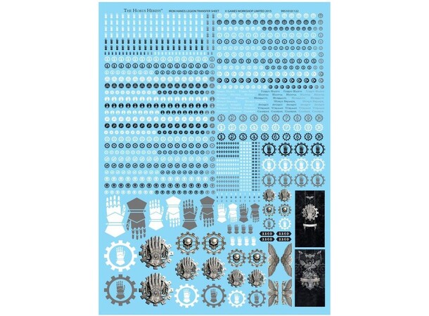 Iron Hands Legion Transfer Sheet The Horus Heresy 