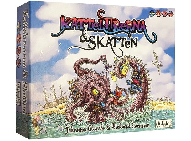 Kattelurerna & Skatten Brettspill Norsk utgave 