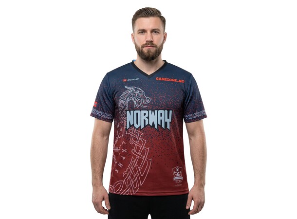 Landslagsdräkt Warhammer Norge 2026 XL Storlek 10, V-Krage, Regular Fit 