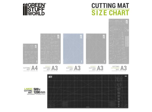 Large Cutting Mat 50x120 cm Green Stuff World 