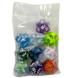 Life Counter d20 - 10 stk