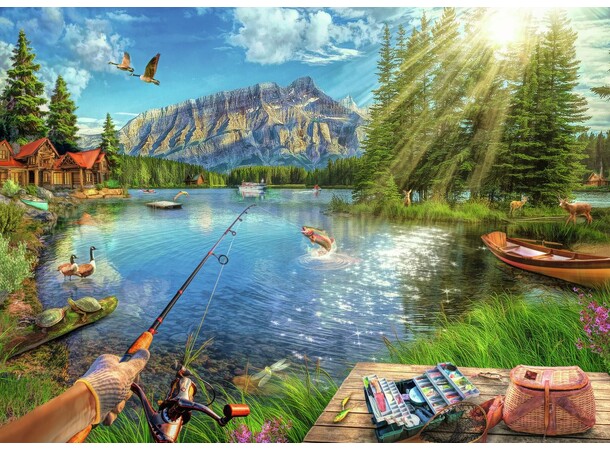 Life at the Lake 1000 biter Puslespill Ravensburger Puzzle 