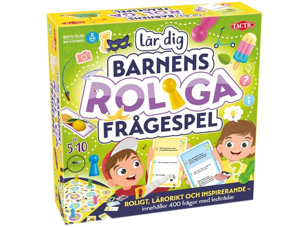 Lär dig Barnens roliga frågespel SVENSK 