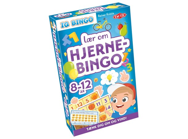 Lær om Hjernebingo IQ Bingo - DANSK 