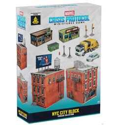 Marvel Crisis Protocol NYC City Block Terrain Collection - CPE06
