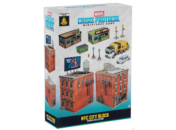 Marvel Crisis Protocol NYC City Block Terrain Collection - CPE06 