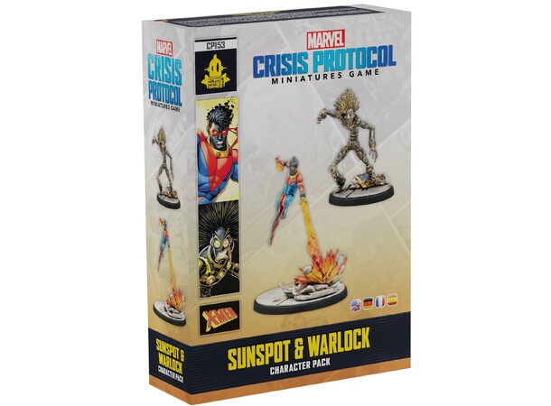 Marvel Crisis Protocol Sunspot & Warlock Utvidelse til Marvel Crisis Protocol 