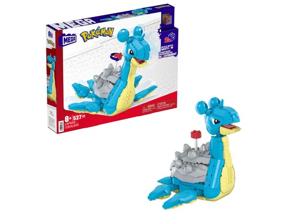 Mega Bloks Pokemon Lapras 527 biter - 19 cm