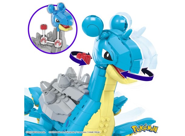 Mega Bloks Pokemon Lapras 527 biter - 19 cm