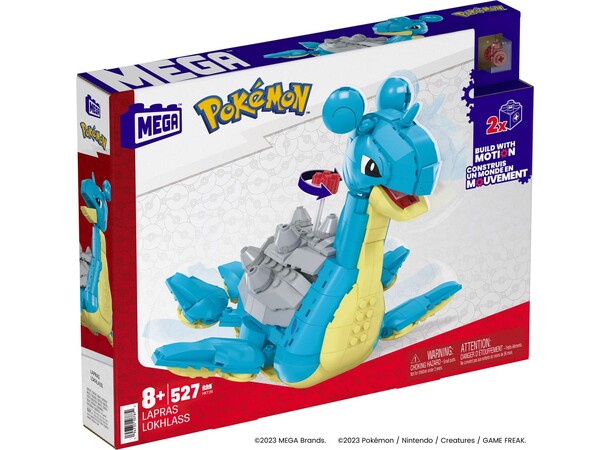 Mega Bloks Pokemon Lapras 527 biter - 19 cm