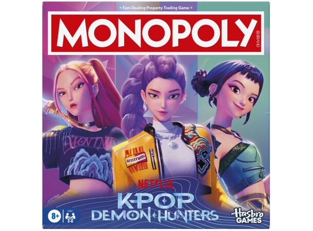 Monopoly KPOP Demon Hunters Brettspill Norsk utgave 