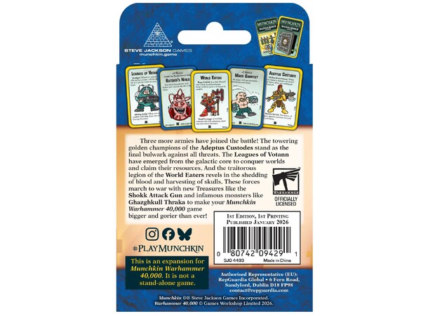 Munchkin Warhammer 40K Grudges and Gore Utvidelse til Munchkin Warhammer 40K 