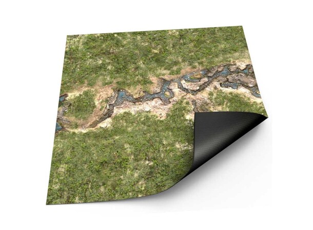 Neoprene Mat 4x4 Duskriver Meadows Green Stuff World - 120 x 120 cm 