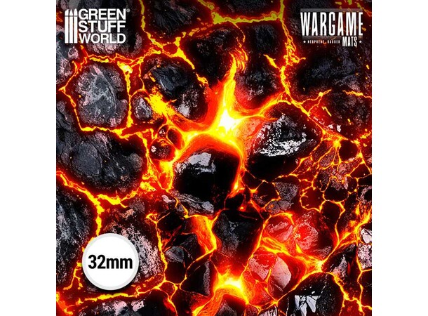 Neoprene Mat 4x6 Flamecoil Path Green Stuff World - 120 x 180 cm 