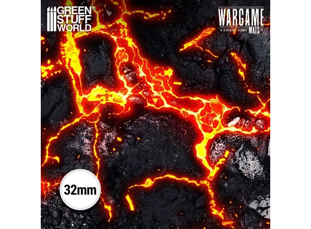 Neoprene Mat 4x6 Flamecoil Path Green Stuff World - 120 x 180 cm 