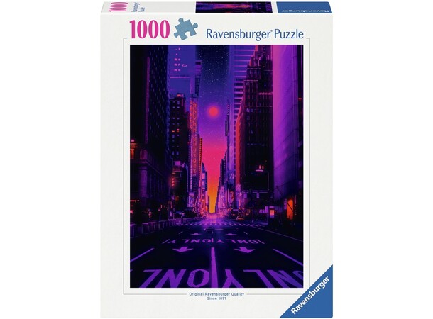 New York in Neon 1000 biter Puslespill Ravensburger Puzzle 