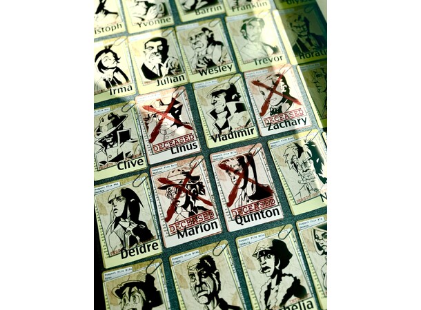Noir Deductive Mystery Game Brettspill Second Edition 