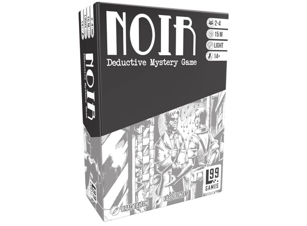 Noir Deductive Mystery Game Brettspill Second Edition 