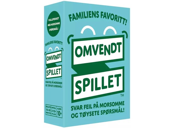 Omvendtspillet Familie Partyspill Norsk utgave 