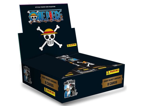 One Piece TC 25th Anniversary Display Panini Trading Cards 