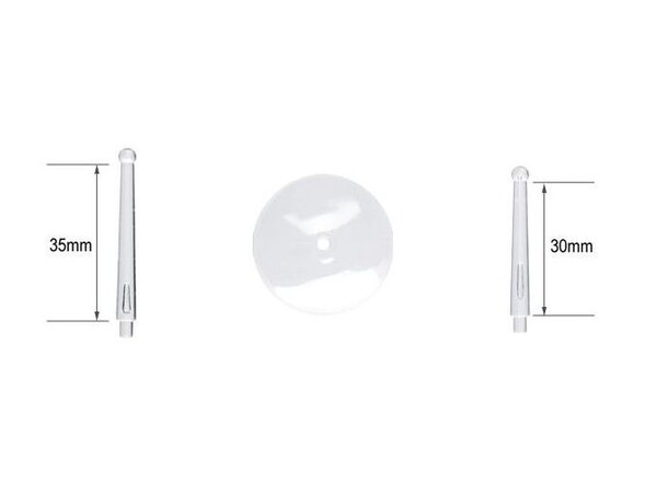 Plastbaser Ball Top Flying Stems - 32mm Citadel 