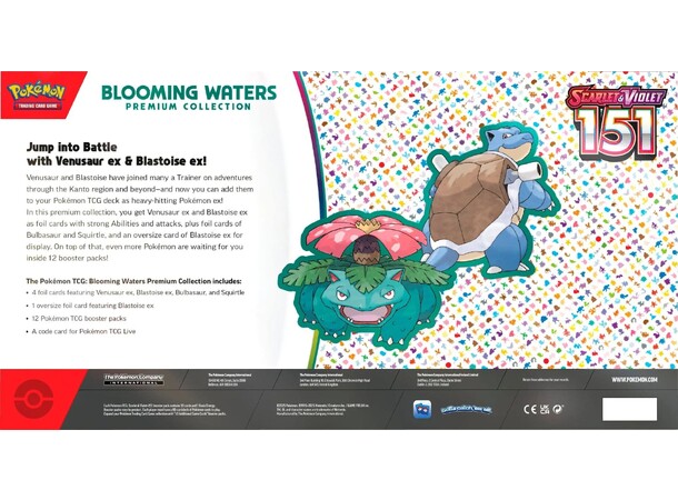 Pokemon Blooming Waters Premium Coll Scarlet & Violet 151 