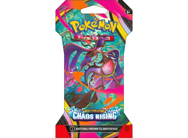Pokemon Chaos Rising Sleeved Booster 