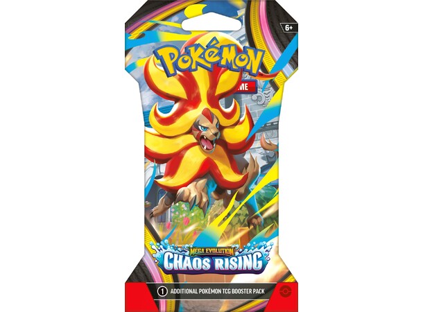 Pokemon Chaos Rising Sleeved Booster 