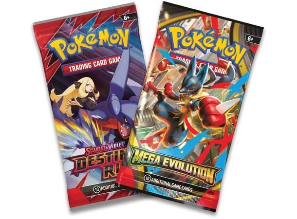 Pokemon Mega Heroes Mini Tin Box x10 
