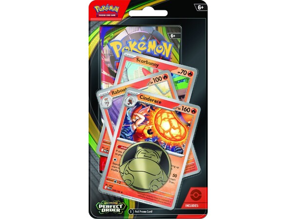 Pokemon Perfect Order Premium Checkl #2 Scorbunny, Raboot, Cinderace 