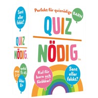 QuizNödig Sant eller Falskt Partyspel Svensk utgåva