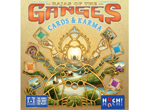 Rajas of the Ganges Cards & Karma Brädspel 