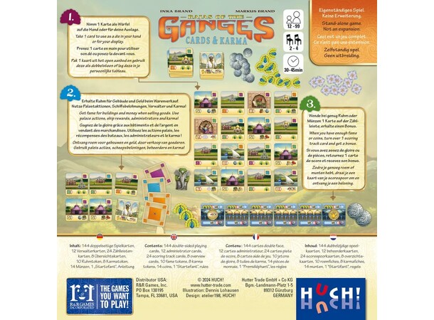 Rajas of the Ganges Cards & Karma Brädspel 