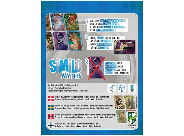Similo Myths Kortspill Norsk utgave 