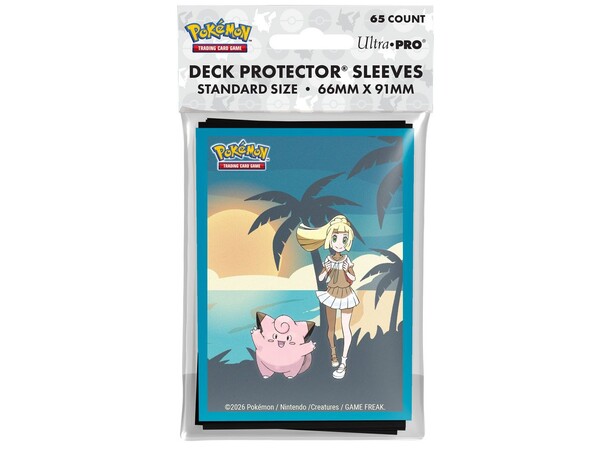 Sleeves Pokemon Lillie & Clefairy 66x91 Ultra Pro 