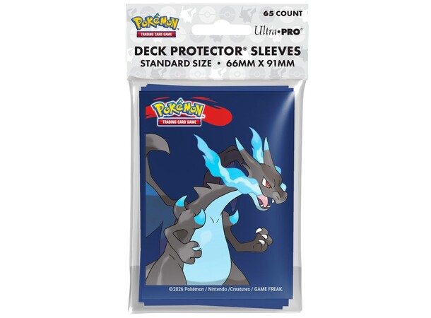 Sleeves Pokemon Mega Charizard X 66x91 Ultra Pro 