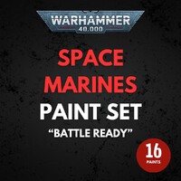 Space Marines Paint Set Warhammer 40K - Battle Ready