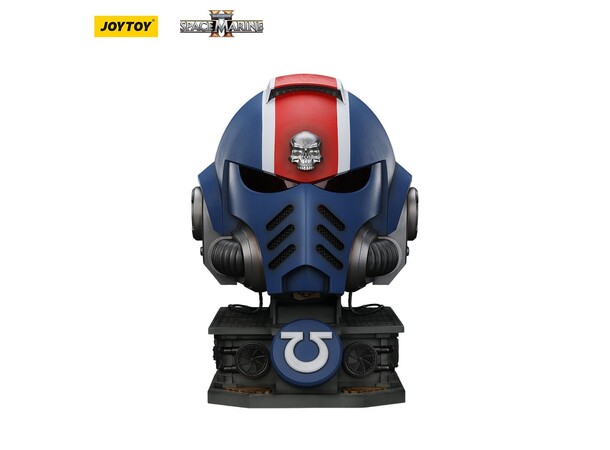 Space Marines Replica Titus Helmet 30cm With Stand 
