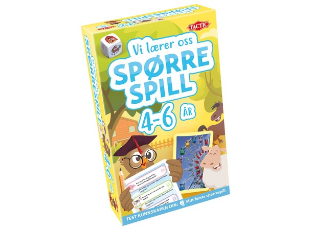 Spørrespill 4-6 år Lærespill Vi lærer oss - Norsk utgave 