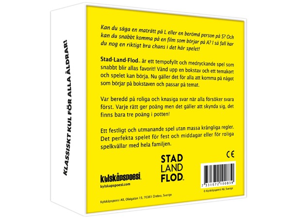 Stad-Land-Flod - SVENSK 